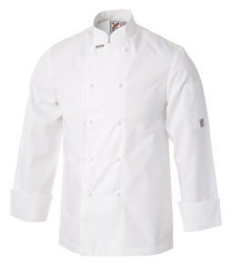 Club Chef Traditional Chef Jacket White Long Sleeves