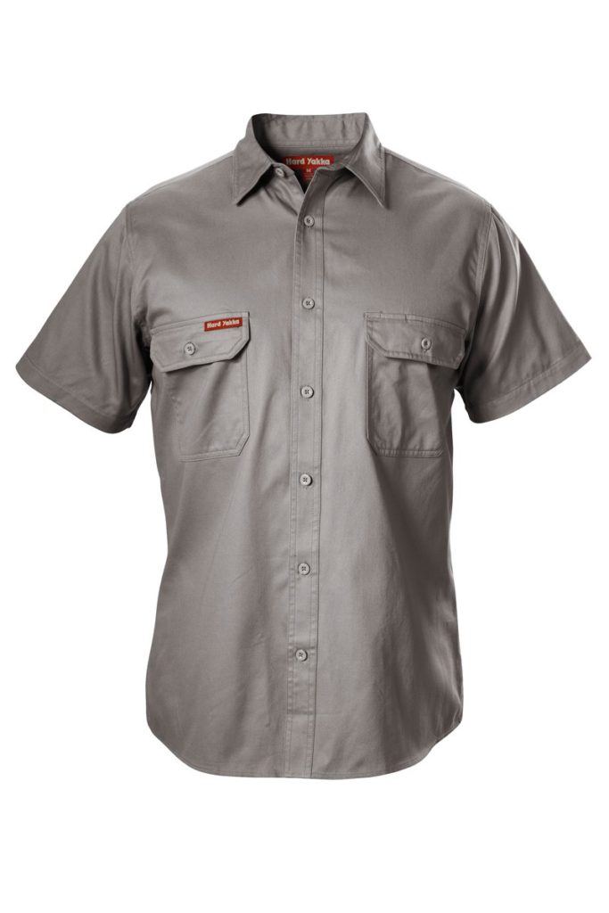cotton drill pull on shirts