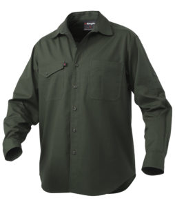 King Gee Workcool2 LS Shirt - Green