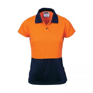 Ladies HiVis Two Tone Polo - Short Sleeve Product Code: 3897
