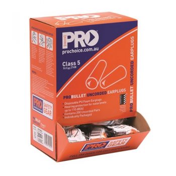 Pro Choice Probullet Disposable Uncorded Earplugs Uncorded