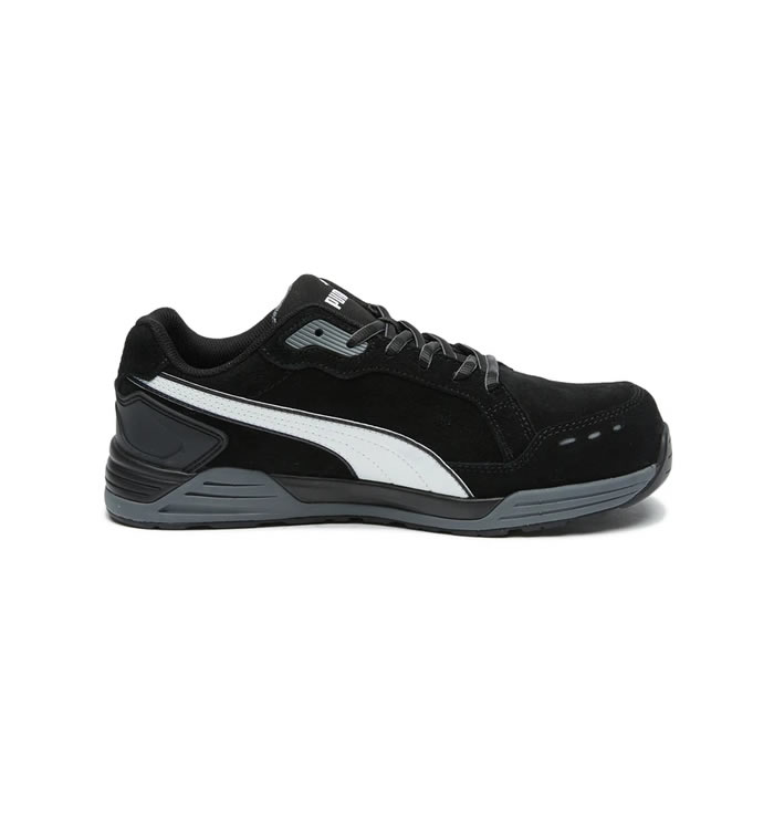 Puma Airtwist Safety Shoe – Black/White – Workin' Gear